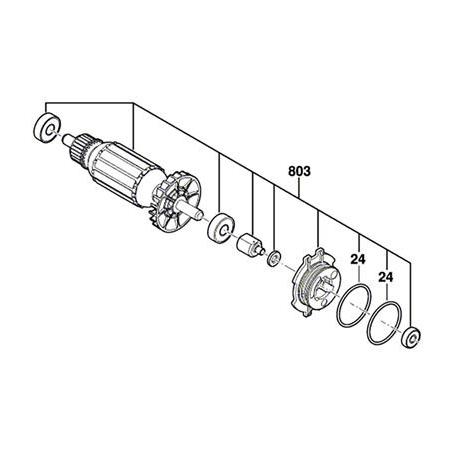 Bosch PMF 350 CES Endüvi ( Rotor - Armature )