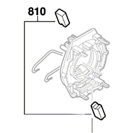 Bosch EasyImpact 570 Kömür Yuvası ( Brush Holder )