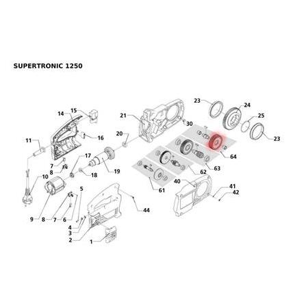 Rothenberger Supertronik 1250 Elektrikli Pafta - 64 nolu Dişli