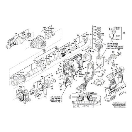 Bosch  GBH 36 V-LI DC Motor