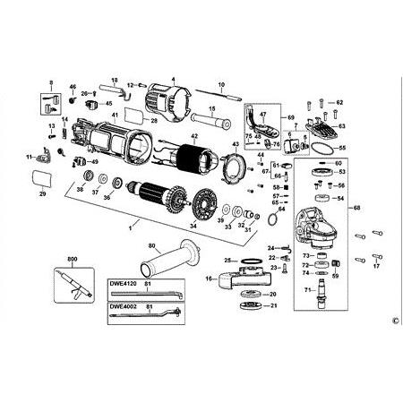 Dewalt DWE4120 Rulman ( Fan Tarafı ) N175104