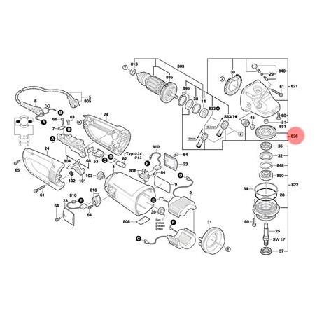 Bosch GWS 26-180 B Dişli Seti ( Gear )