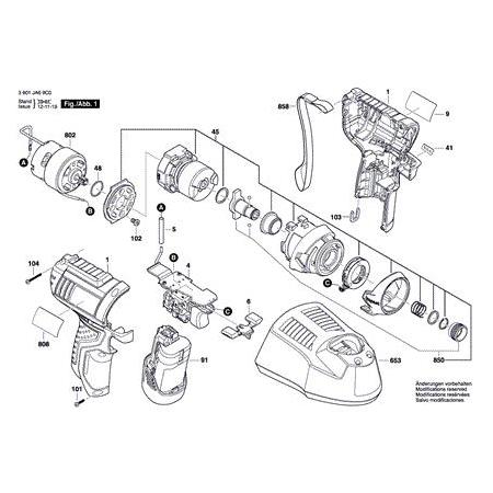Bosch GDR 10,8-LI DC Motor  2 609 199 281