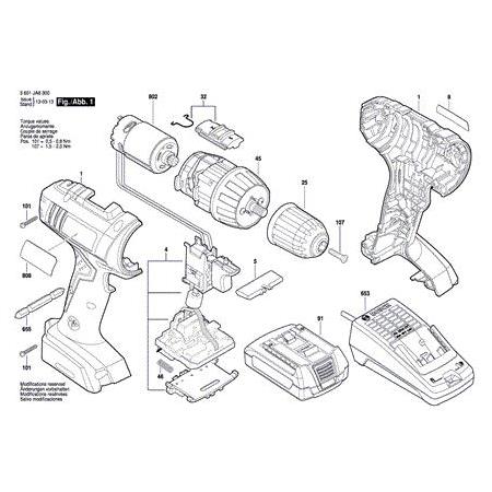 Bosch TSR 1800-LI Akülü Vidalama Şalter + Elektronik Modül Aksamı