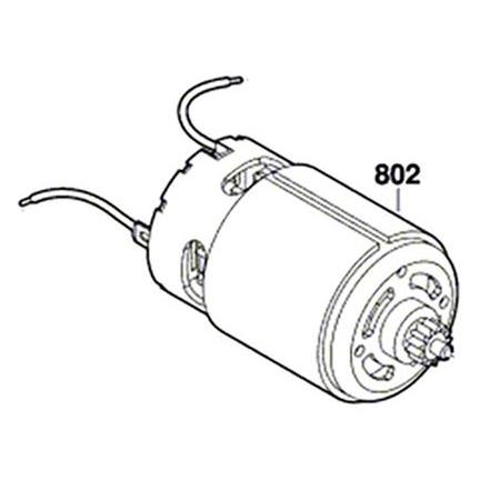 Bosch PSR 10,8 LI-2 DC Motor - 1 607 022 655