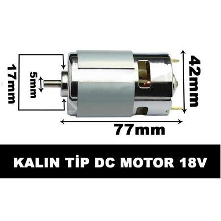 DC Motor 18V Büyük Kasa