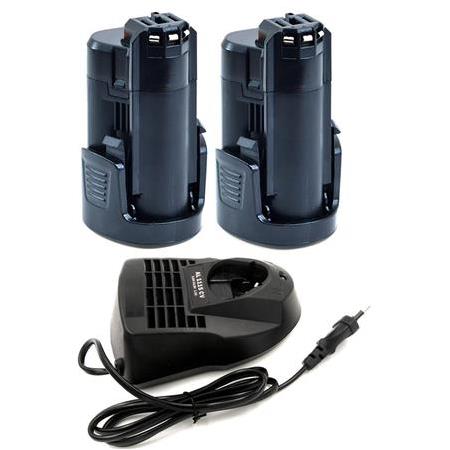 Bosch GSR 10,8 V-LIQ  için Li Ion Batarya (1.5 Ah x 2ad) Paketi + Şarj Cihazı