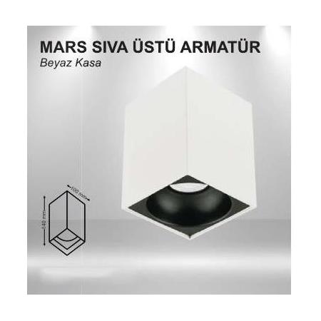 Mars Sıva Üstü Armatür - Beyaz Kasa