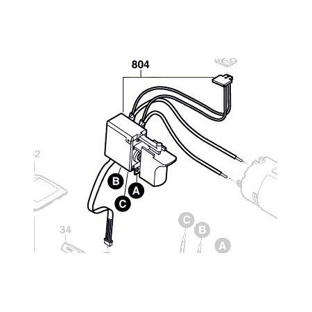 Bosch  PSR 14,4 LI-2 Şalter ( Switch )