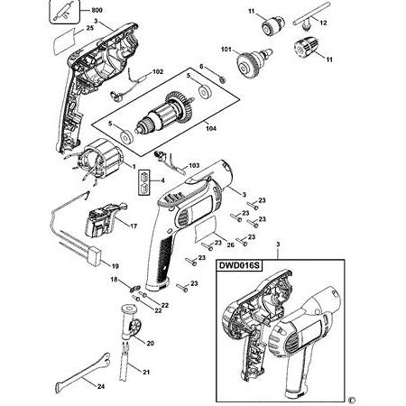 Dewalt DWD014 Şalter ( Switch )