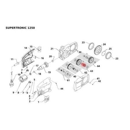 Rothenberger Supertronik 1250 Elektrikli Pafta - Küçük Dişli