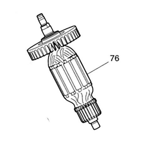 Makita 6843 Endüvi ( Rotor - Armature )