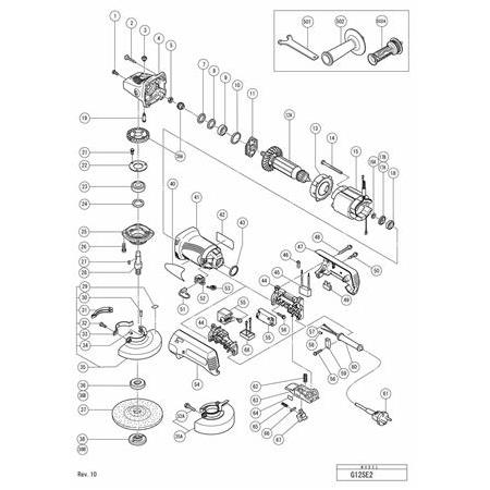 Hitachi G10SD2 Kömür Fırça ( Carbon Brush ) 999-088