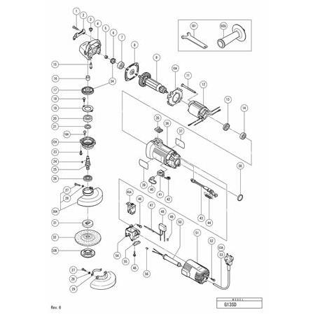 Hitachi G13SD Kömür Fırça ( Carbon Brush ) 999-088