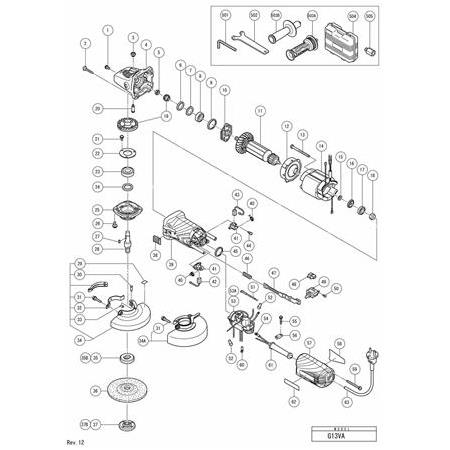 Hitachi G13VA Kömür Fırça ( Carbon Brush ) 999-088