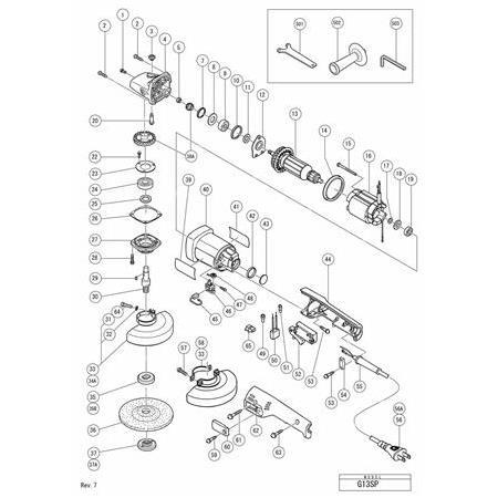 Hitachi G13SW Kömür Fırça ( Carbon Brush ) 999-088