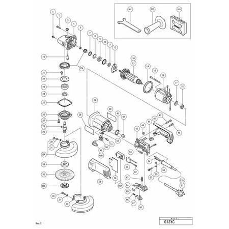 Hitachi D13VL Kömür Fırça ( Carbon Brush ) 999-088