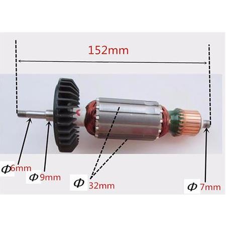 Makita 9555 Endüvi ( Rotor - Armature )