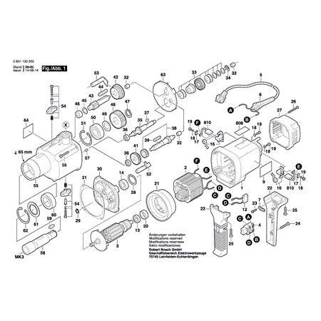 Bosch GSA 1100 E Şalter  ( Switch )